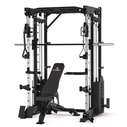 PMAX 5600 Home Gym Smith Machine - Integrated Weight System
