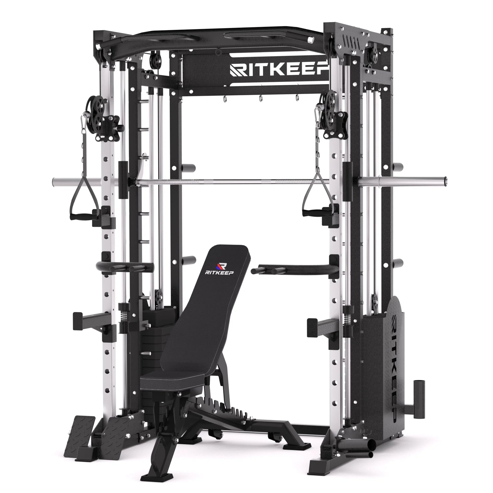 PMAX 5600 Home Gym Smith Machine - Integrated Weight System