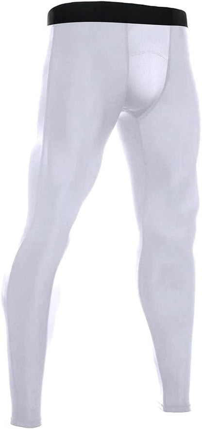 Men'S Compression Pants Athletic Base Layer Tights Leggings for Workout Running Sport Gym Yoga