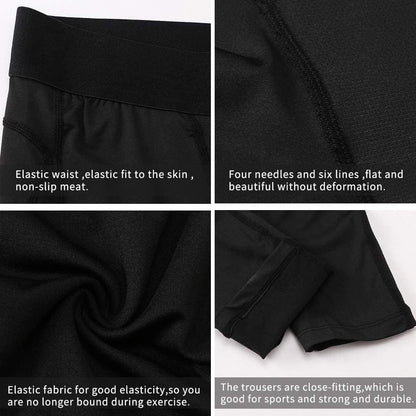 Men'S Compression Pants Athletic Base Layer Tights Leggings for Workout Running Sport Gym Yoga
