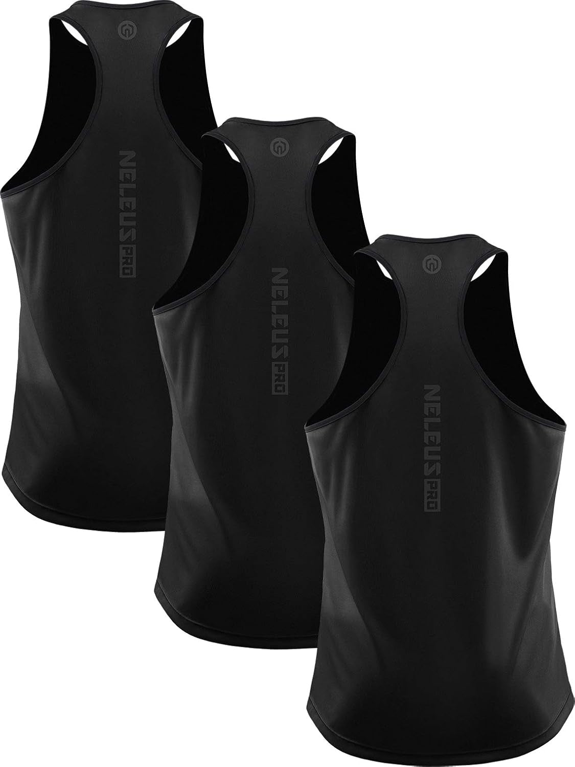 Men'S 3 Pack Running Tank Top Dry Fit Y-Back Athletic Workout Tank Tops