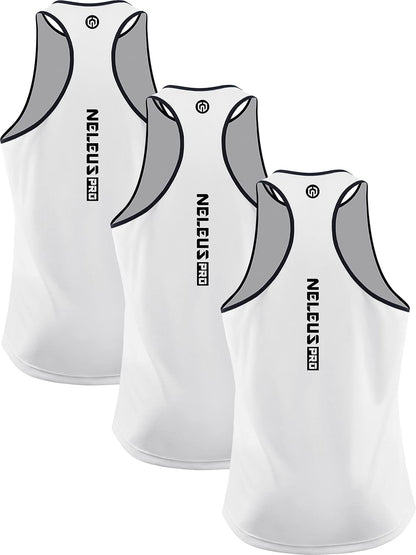 Men'S 3 Pack Running Tank Top Dry Fit Y-Back Athletic Workout Tank Tops