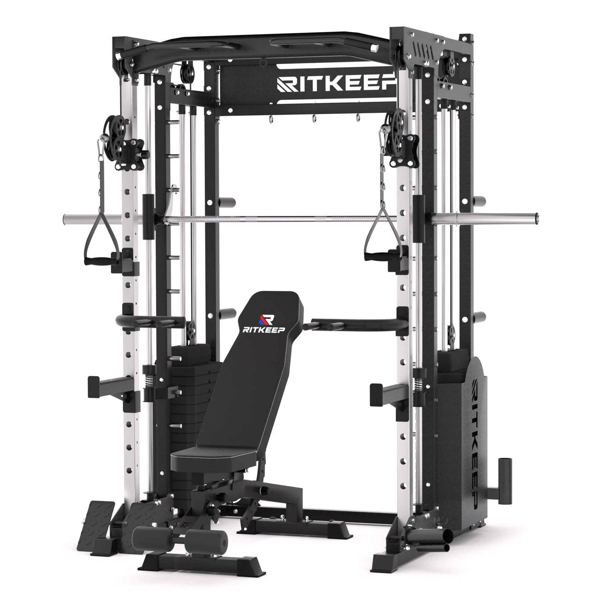 PMAX 5600 Home Gym Smith Machine - Integrated Weight System