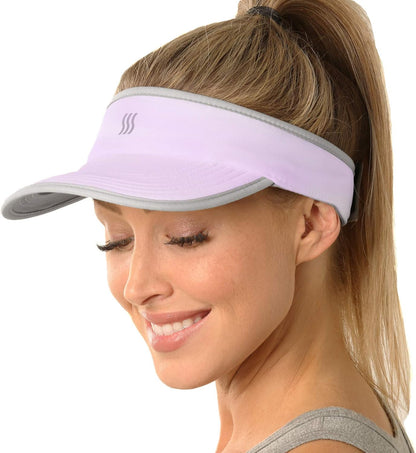 Sport Visor for Women. Sweat‑Wicking Visor for Running, Pickleball, Tennis & Golf. Lightweight & Adjustable Fit