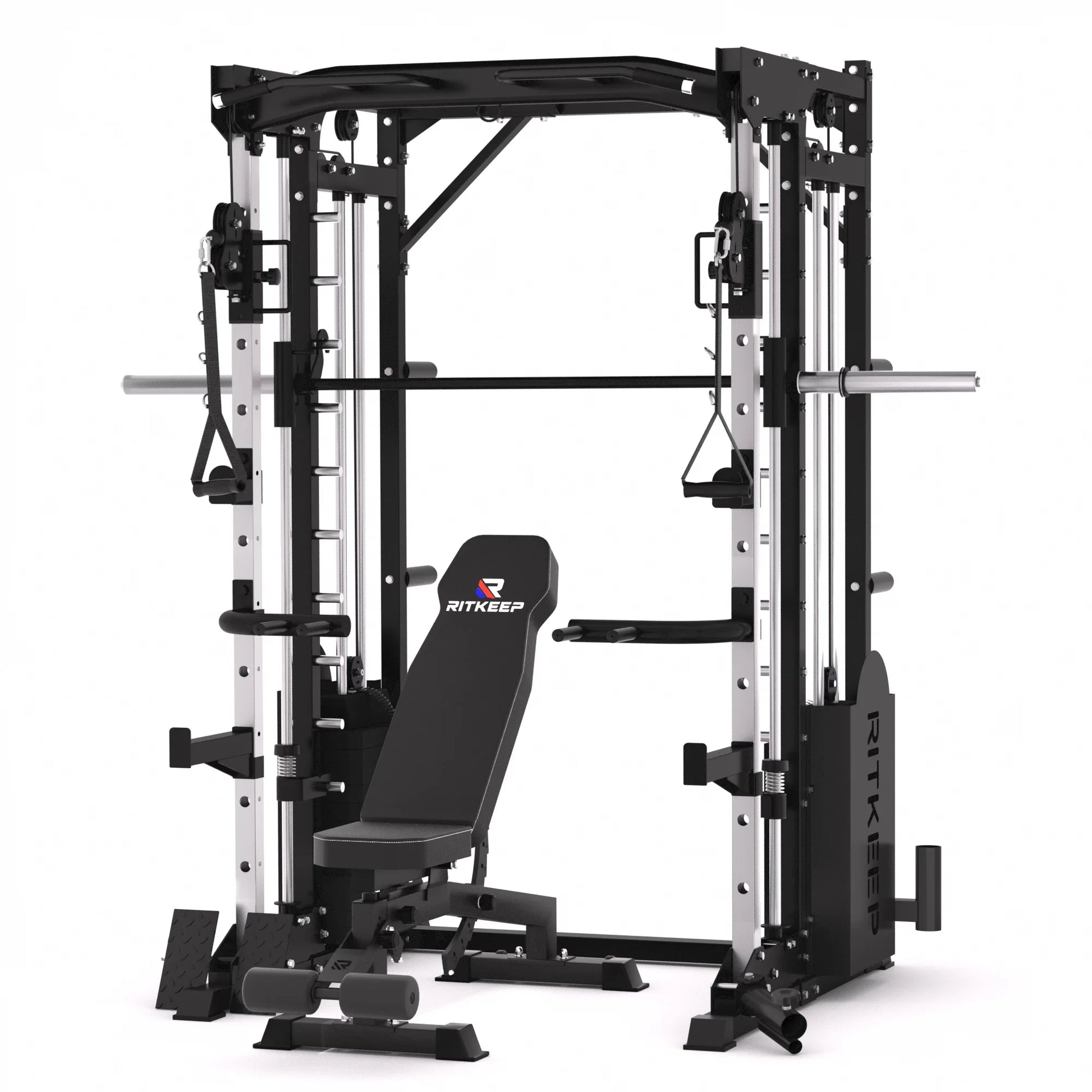 PMAX 5600 Home Gym Smith Machine - Integrated Weight System