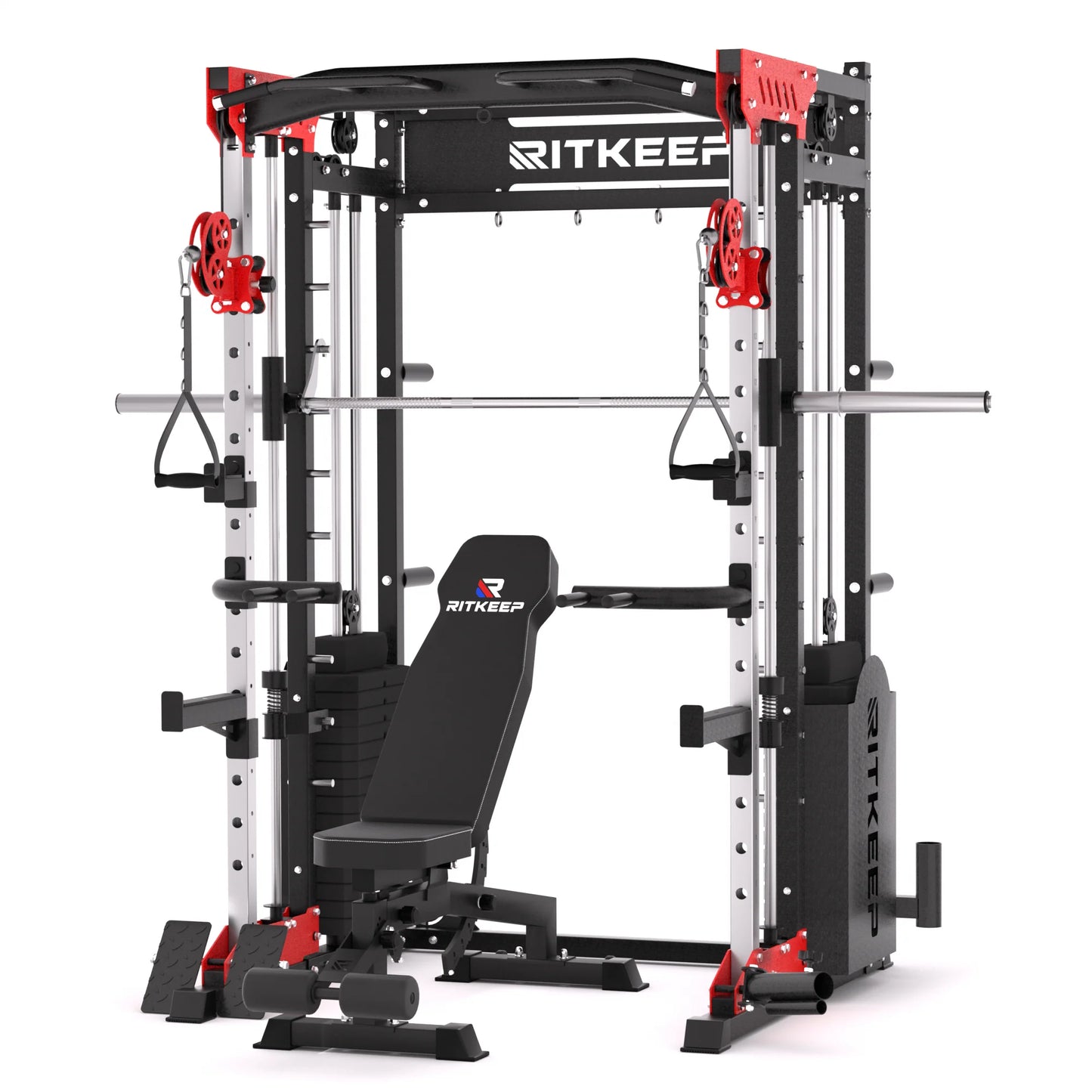 PMAX 5600 Home Gym Smith Machine - Integrated Weight System