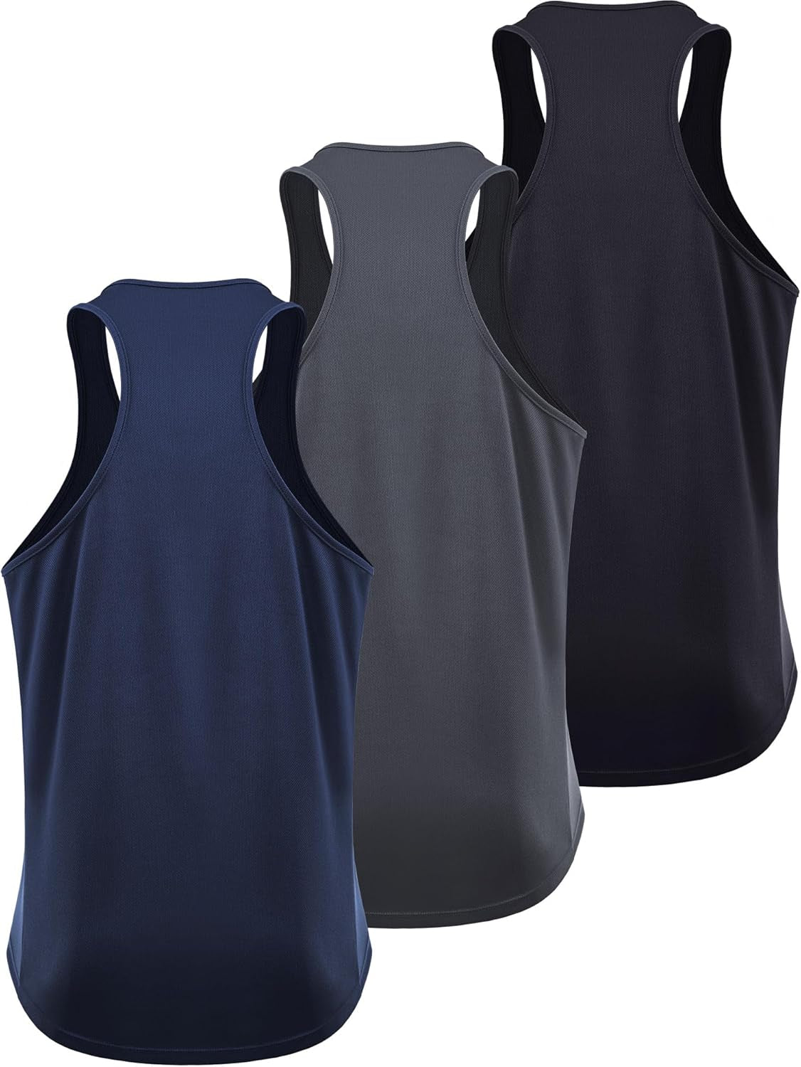 Men'S 3 Pack Running Tank Top Dry Fit Y-Back Athletic Workout Tank Tops