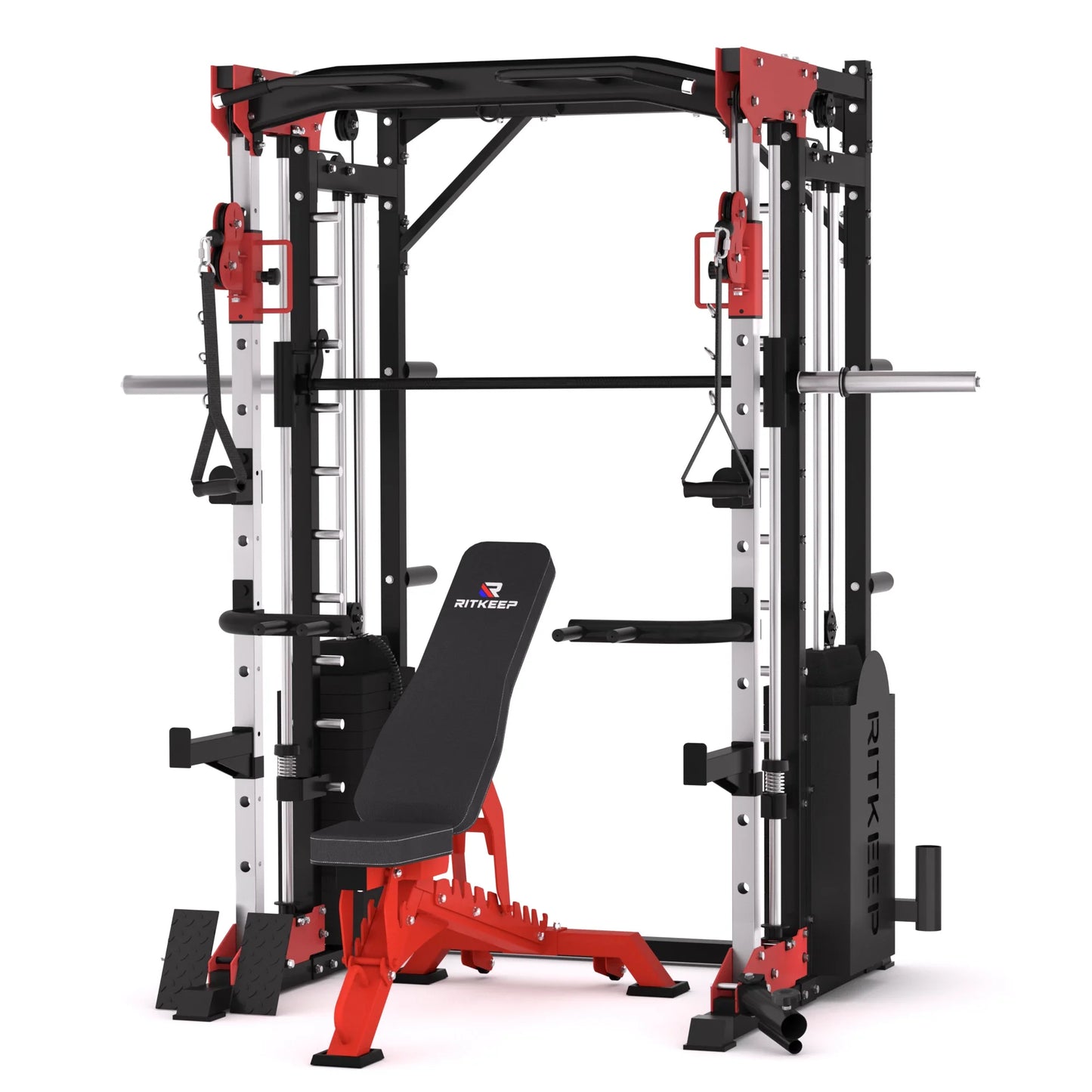 PMAX 5600 Home Gym Smith Machine - Integrated Weight System