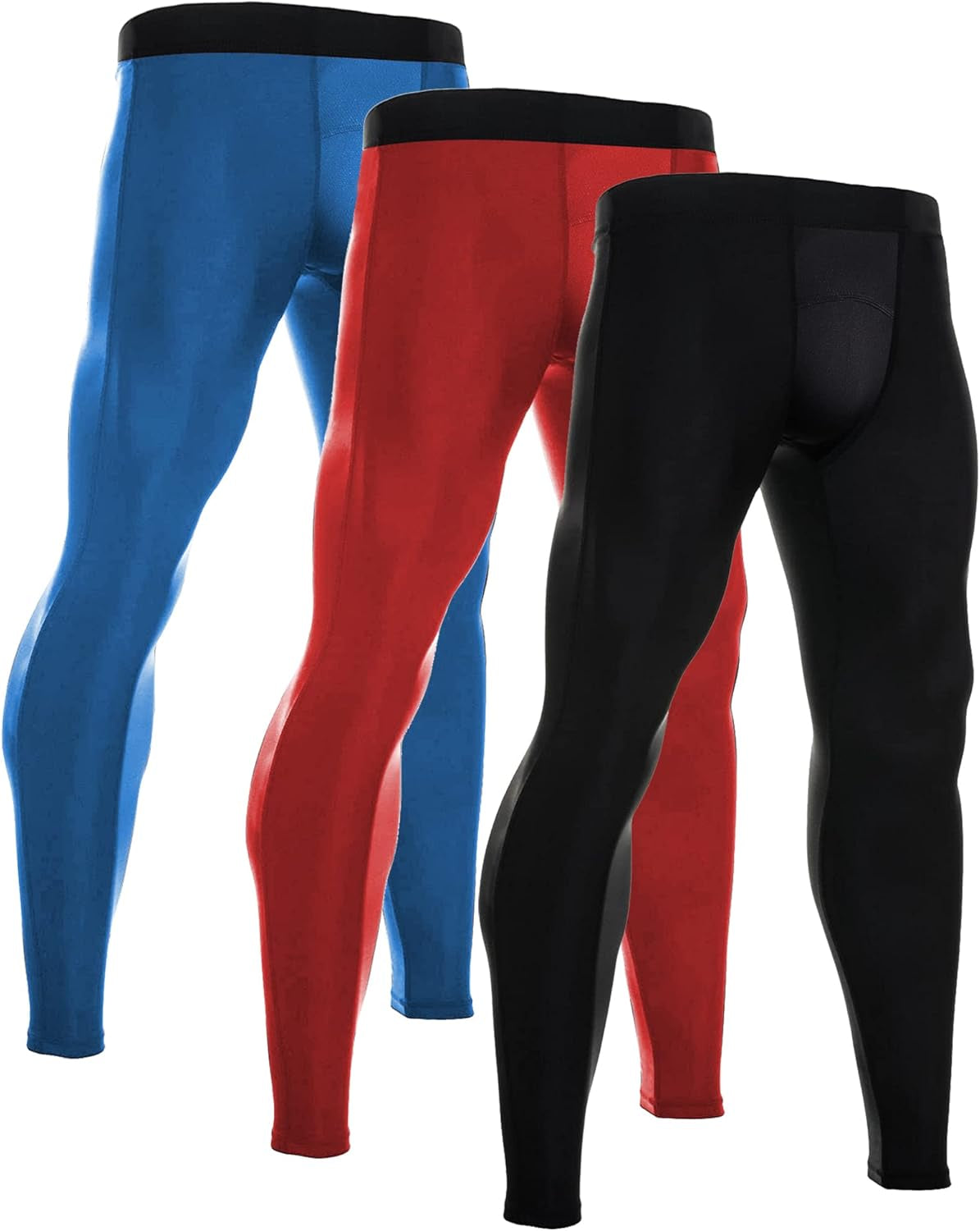 Men'S Compression Pants Athletic Base Layer Tights Leggings for Workout Running Sport Gym Yoga