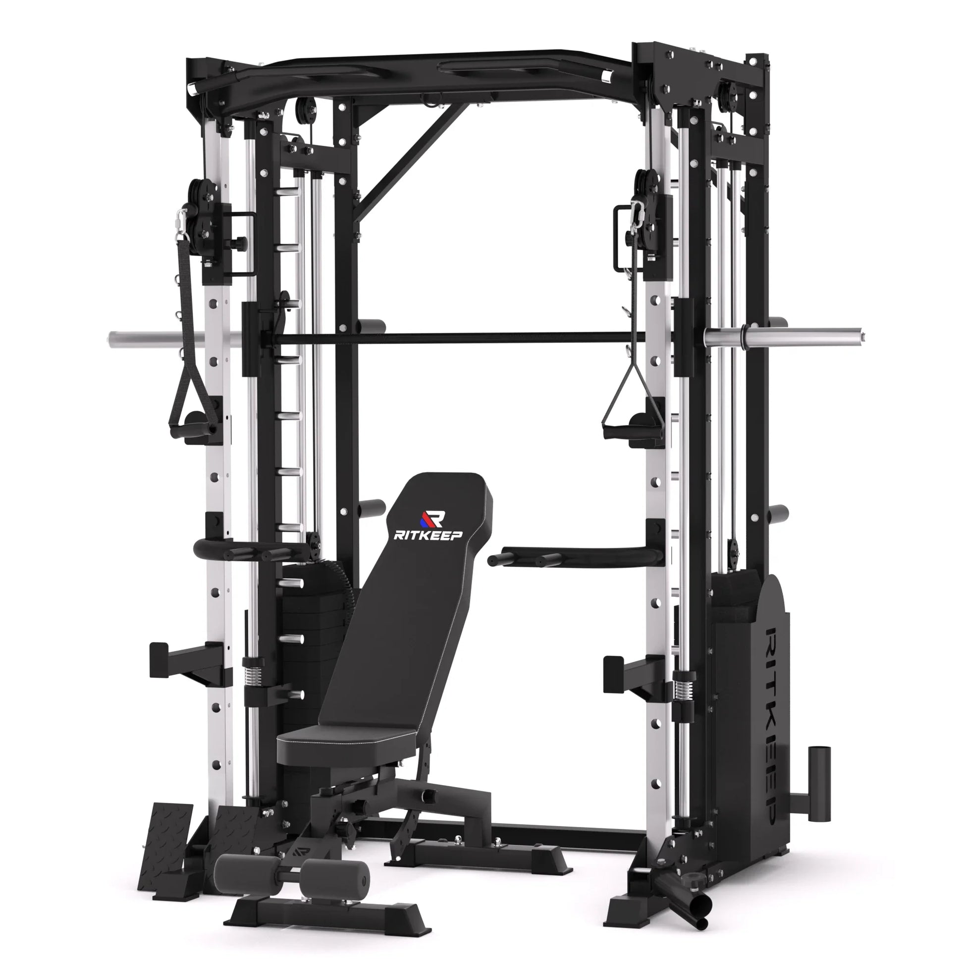 PMAX 5600 Home Gym Smith Machine - Integrated Weight System