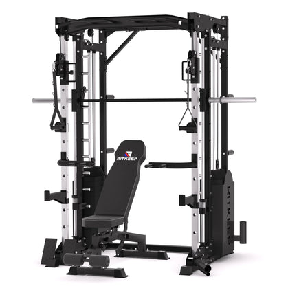 PMAX 5600 Home Gym Smith Machine - Integrated Weight System