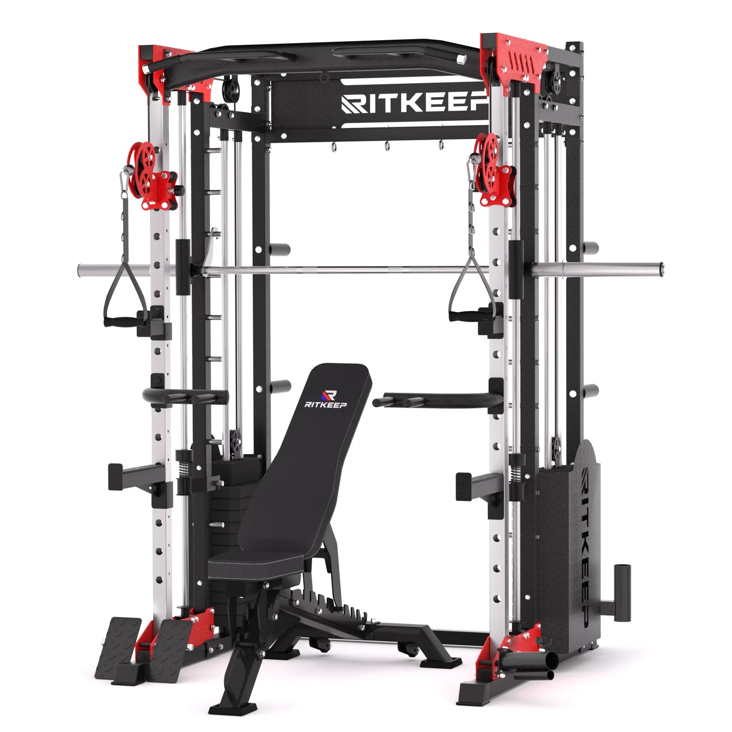 PMAX 5600 Home Gym Smith Machine - Integrated Weight System
