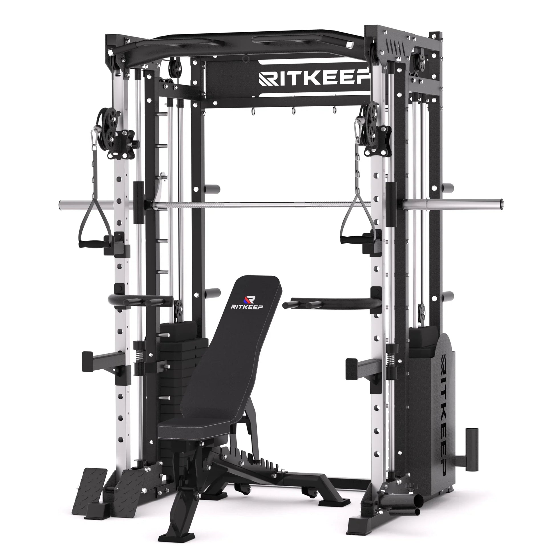 PMAX 5600 Home Gym Smith Machine - Integrated Weight System