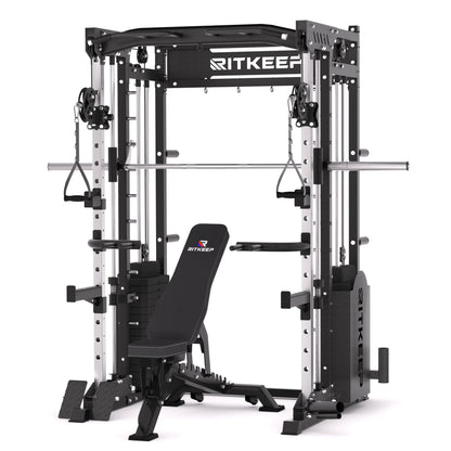 PMAX 5600 Home Gym Smith Machine - Integrated Weight System