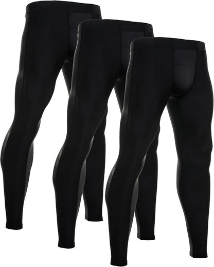 Men'S Compression Pants Athletic Base Layer Tights Leggings for Workout Running Sport Gym Yoga